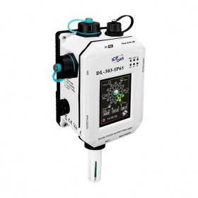 DL-303-IP65 CO+CO2, Temp, RH, Dew point Data Logger (IP65)