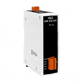 GW-2212i Isolated Modbus TCP to Modbus RTU/ASCII gateway, dual ethernet (1xRS232)