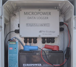 MicroP-dl-En GSM Weather Station & Data Logger (encl+battery)