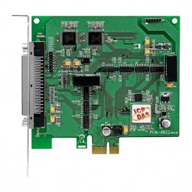 PCIe-8622 PCI Express, 200 kS/s, 16-ch, 16-bit Simultaneously Sampled AI Board with 2x 16-bit AO and 12-ch Isolated DI