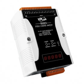 PDS-5105D-MTCP Programmable (10x RS-485) Serial-to-Ethernet Device Server, 2-port LAN Switch, Modbus Gateway, LED Display
