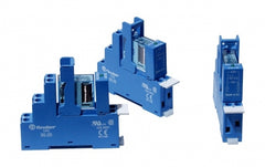 RM-48.61 Single Pole, Form C, 16 A power relay, DIN-rail mounting (4 in one box)