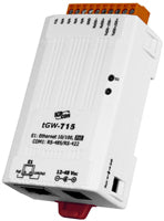 tGW-715i Isolated Modbus TCP to Modbus RTU/ASCII gateway (1xRS422/RS485)