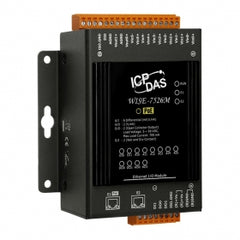 WISE-7526M Intelligent MQTT I/O Module with 6-ch AI, 2-ch AO, 2-ch DI, 2-ch DO and 2-port Ethernet Switch