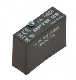 SSR-OAC-05 Solid-State Relay Module, Single, AC Switch, 24 to 140 VAC, 3.5 A @ 120 VAC