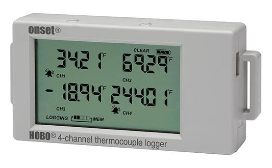 4-channel LCD Data Loggers