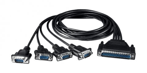 CA-9-3715D DB37 Male to 4 x DB9 Male Cable [RS-232/422/485]