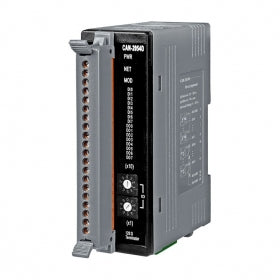 CAN-2054D DeviceNet Slave Digital I/O Module, 8 Isolated (Wet) DI, 8 Isolated (Sink, NPN) DO