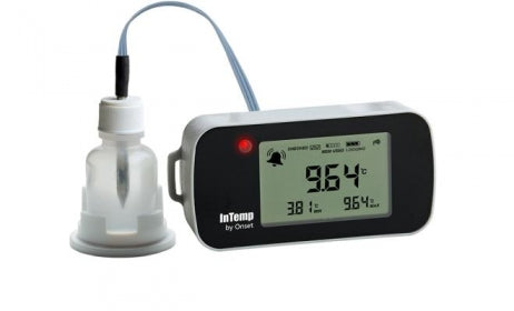CX402-T215 InTemp Bluetooth Temperature Data Logger with 2m probe, 15ml Glycol bottle