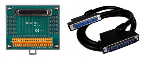 DN-37-381A I/O Connector Block (DIN Mounting : 3.81mm)
