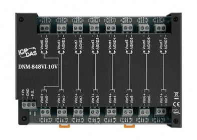 DNM-848VI-10V 8-channel +/- 10V  input Signal Conditioner (AC/DC)