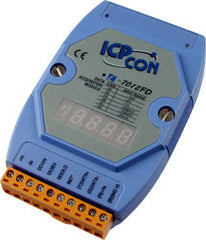 I-7012FD Analog Input Module w/ LED display (1AI+1DI+2DO)