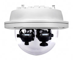 iCAM-760D  Dual Lens Panoramic Dome Network Camera with 7.3MP and 360&deg;/180&deg; Panoramic View