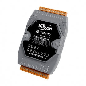 M-7024UD Analog Output Module (4AO-16-bit, 4DI,4DO)- ModbusRTU