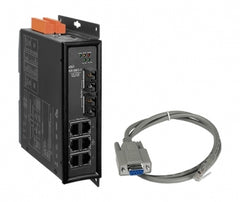 MSM-508FCS-T 8-port Industrial Ethernet Layer 2 Managed Switch with 2-Fibre Ports (Single-mode, SC Connector)