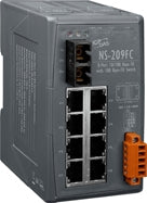 NS-209FCS 8 port Ethernet + Fibre Switch (SC) - single mode