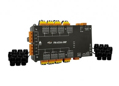 PM-4324A-100P Multi-circuit Smart Power Meter, 2 independent mains inputs (60A CT&#039;s, MRTU)