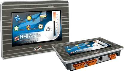 VPD-173X-64  7&quot; Touch Screen HMI Display, IP65 Panel, sup XV board (64Mb)