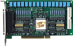 PCI-P16R16 16Ch Isolated Digital IP, 16Ch Form C Relay OP Board