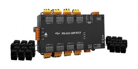 PM-4324-160P-MTCP  Modbus TCP, Multi-Channel Power Meter (100 A)