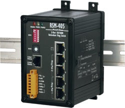 RSM-405 5 port Redundant Ethernet Ring Switch - rugged