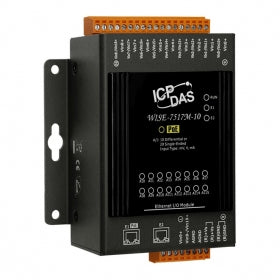 WISE-7517M-10  Intelligent MQTT I/O Module with 10/20-ch AI and 2-port Ethernet Switch