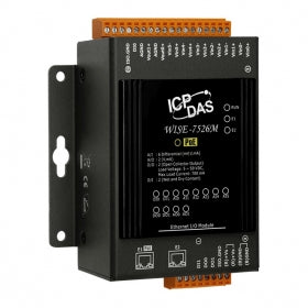 WISE-7526M  Intelligent MQTT I/O Module with 6-ch AI, 2-ch AO, 2-ch DI, 2-ch DO and 2-port Ethernet Switch